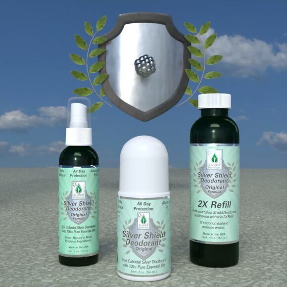 Deodorant Refill - All Natural Colloidal Silver Deodorant - 4 Oz - Picture 7 of 7